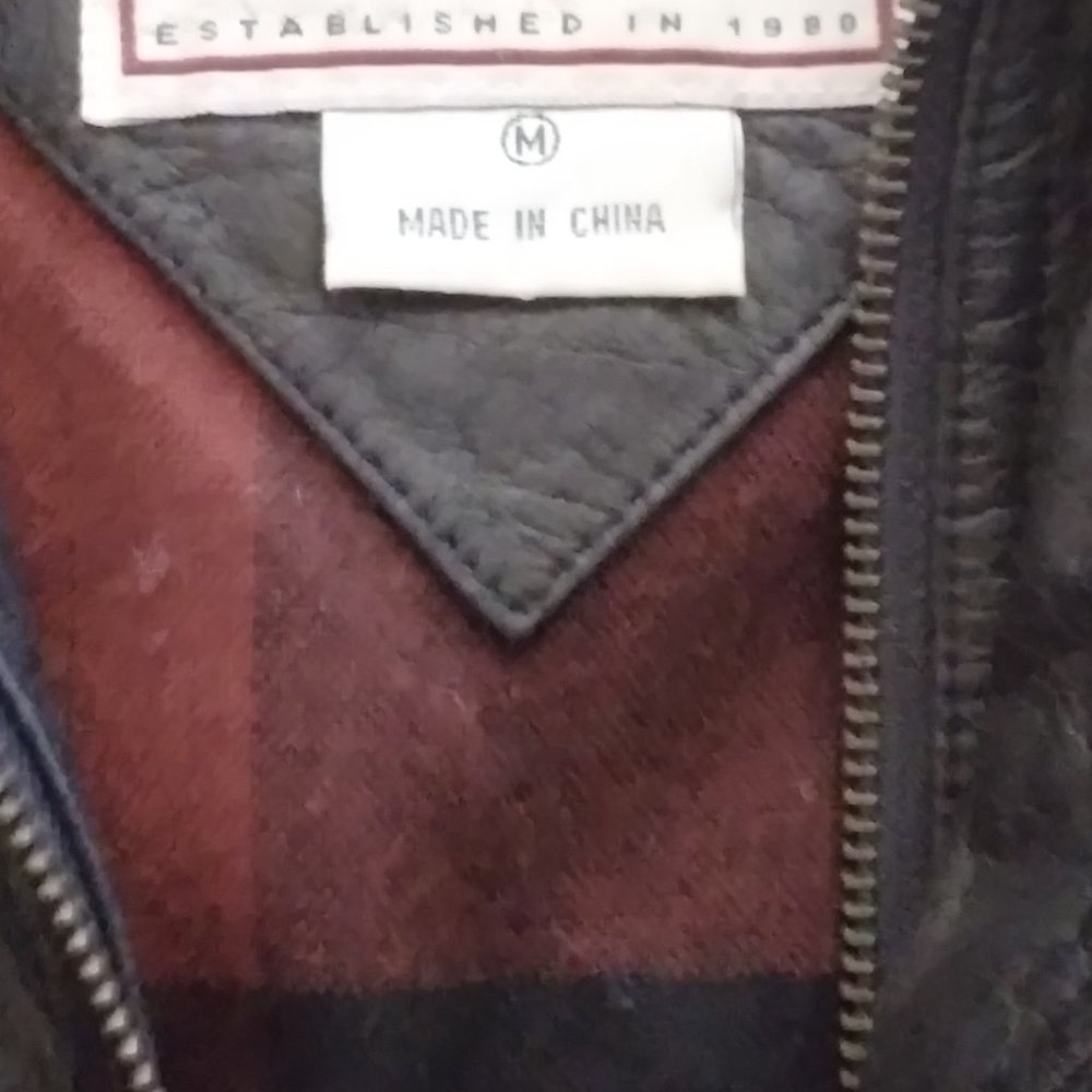 Men's leather jacket